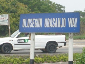 Obasanjo\'s street in Accra